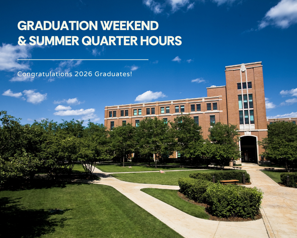 Summer is Here! Library Hours for Graduation Weekend & Summer Quarter